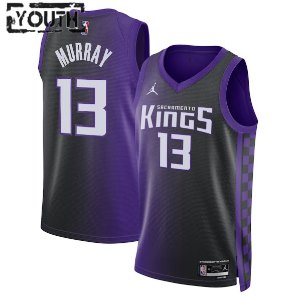 Sacramento Kings Trikot Keegan Murray Jordan 2023-24 Statement Edition Lila Swingman - Kinder